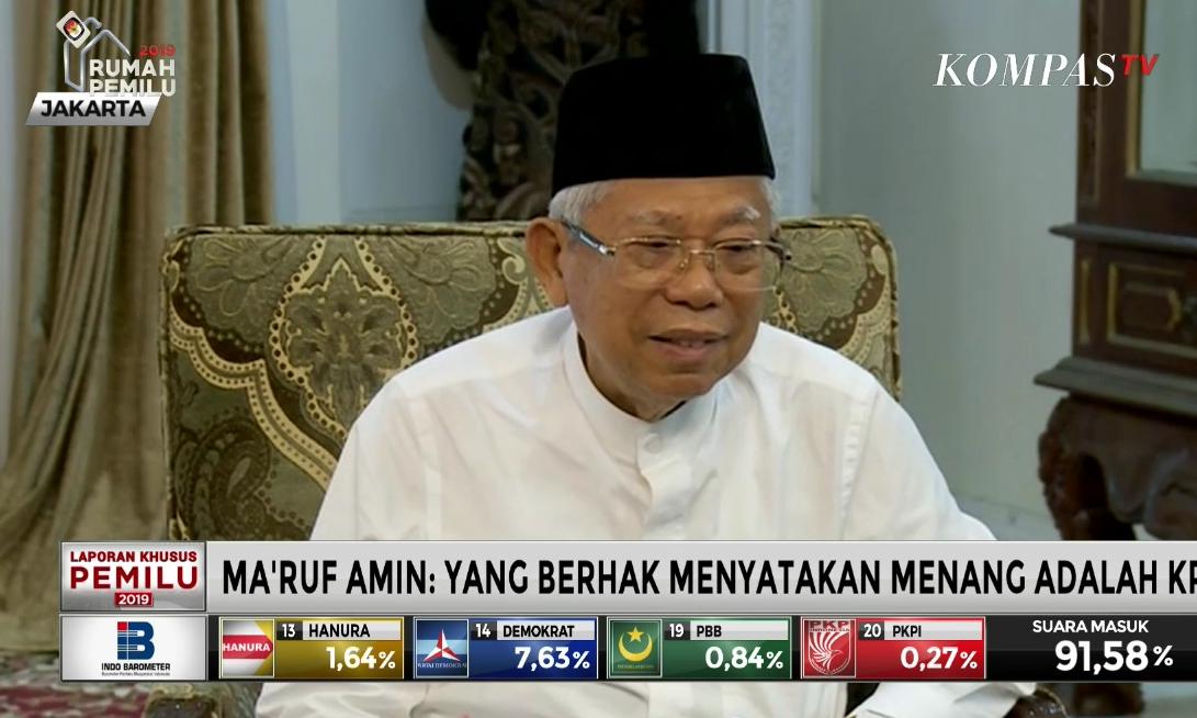 HasilHitungCepatMarufAminYangBerhakMenyatakan HasilHitungCepatMarufAminYangBerhakMenyatakan