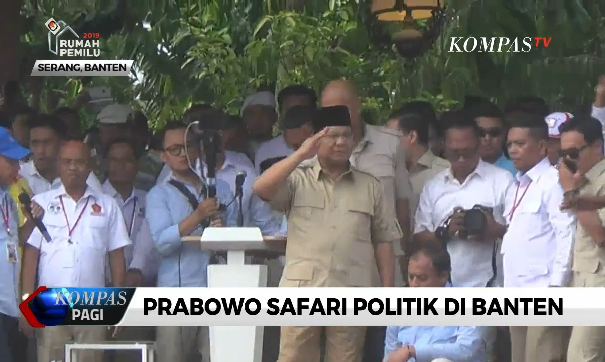 Safari Politik di Banten, Prabowo Kembali Singgung Soal 