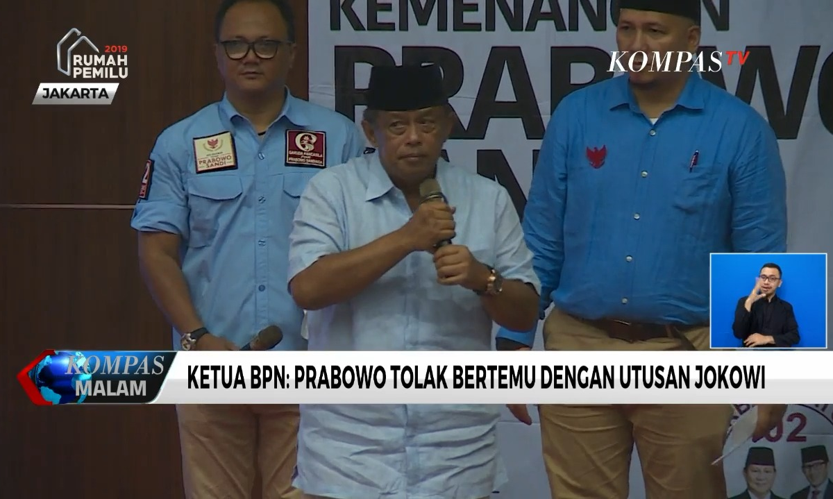 Djoko Santoso: Prabowo Tolak Bertemu Dengan Utusan Jokowi 