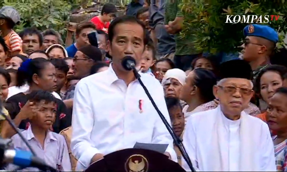 FULL - Pidato Pertama Jokowi-Ma'ruf Amin Pasca Menang 